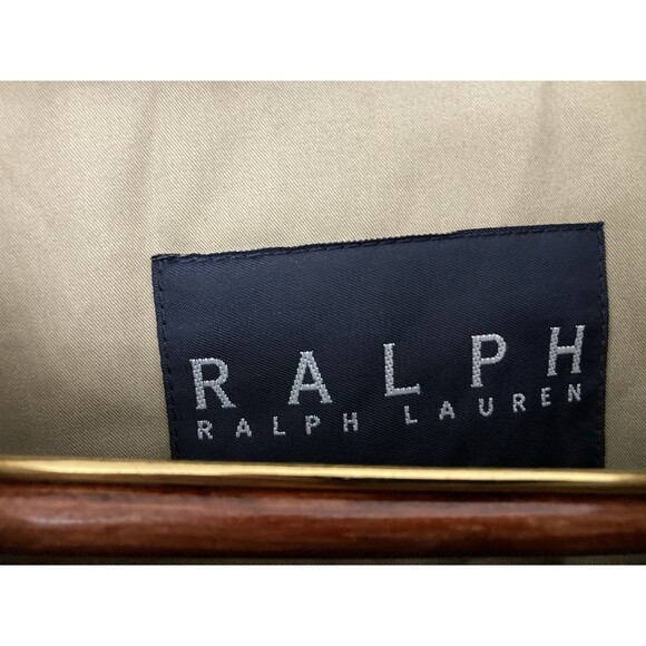 Men's VTG Ralph Lauren Overcoat Removable Tartan Plaid Liner Beige Sz 3XL NWT - Picture 2 of 13
